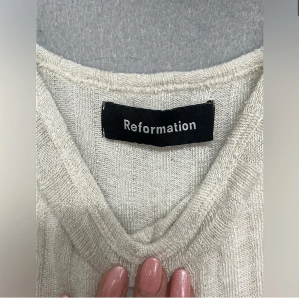 Reformation Ribbed Tank small - Picture 5 of 7
